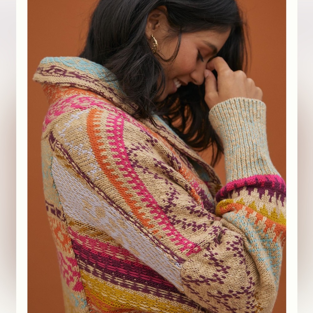 Anthropologie Multicolor Knit Sweater - Picture 2 of 10